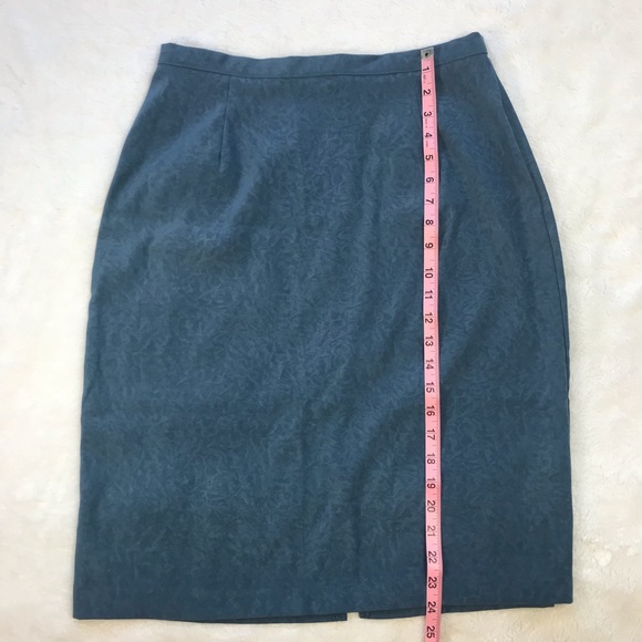 Blue Pencil Skirt, Size 12 - Picture 14 of 14